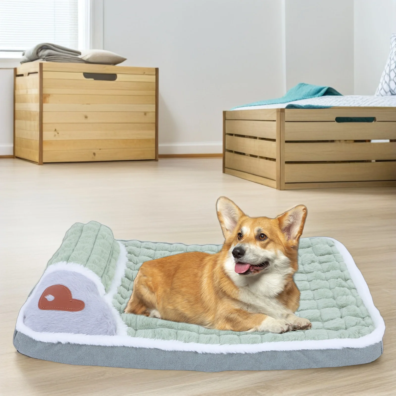 

Thickened Insulated Dog Bed Mat Large Size Washable Pet Cushion Mattress Comfortable Sleeping Sofa for Large Dogs Durable Warm