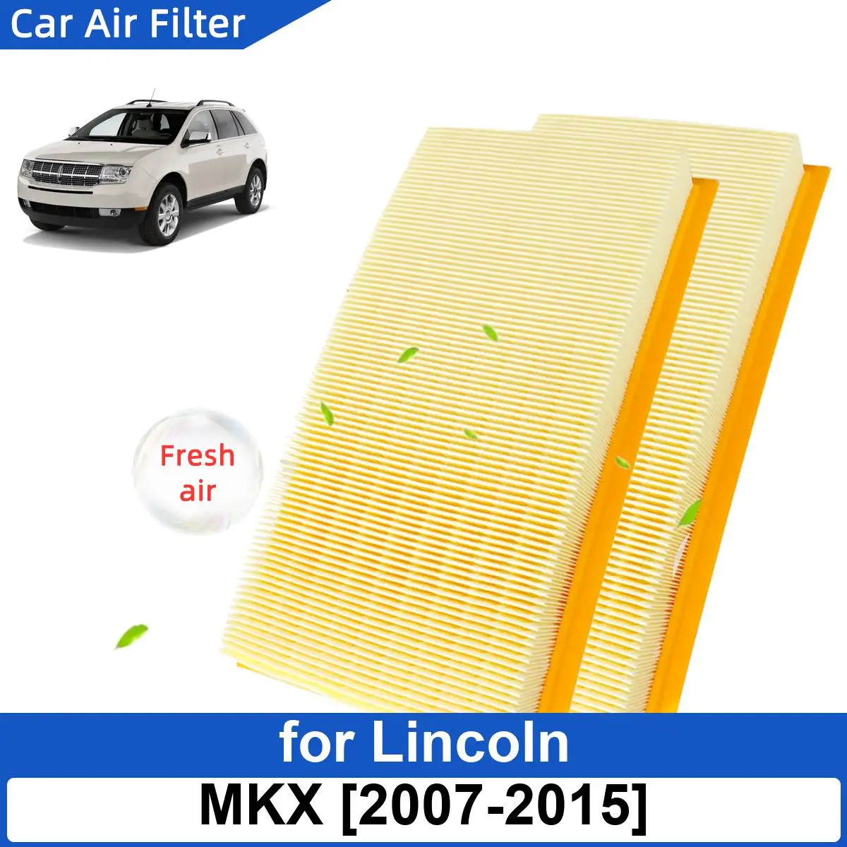 

Воздушный фильтр двигателя для Lincoln MKX 2007-2015 Motor Bon Fiber, автомобильные фильтры кабины CA10242 7T4Z-9601-A CY01-13-Z40A