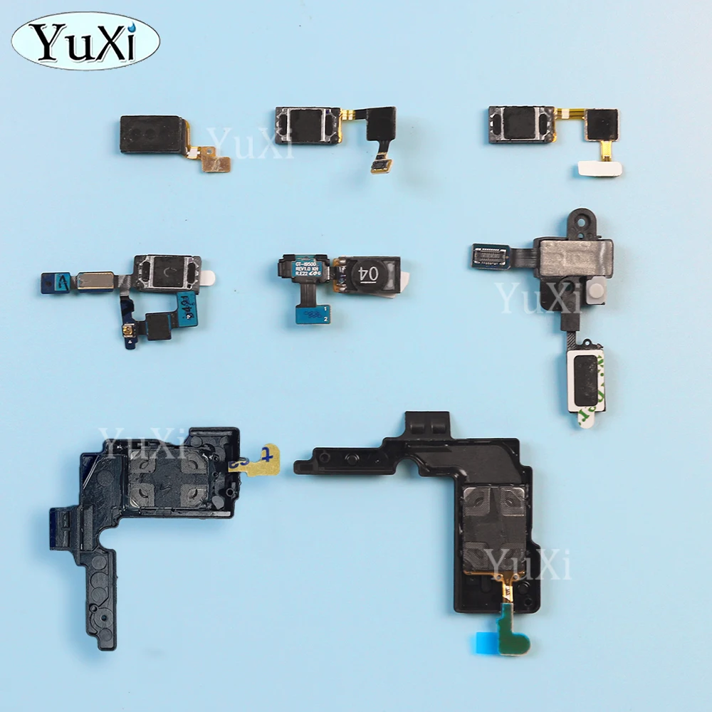 2Pcs Ear Speaker Sound Receiver Flex Cable For Samsung Galaxy S7 edge S6 Edge S4 Note2 N7100 A9 Pro a9100 A3 A5 A7 A300 A500