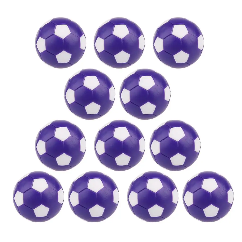 12 Pieces Foosball Balls Traditional Pattern Design Soccer Accessory