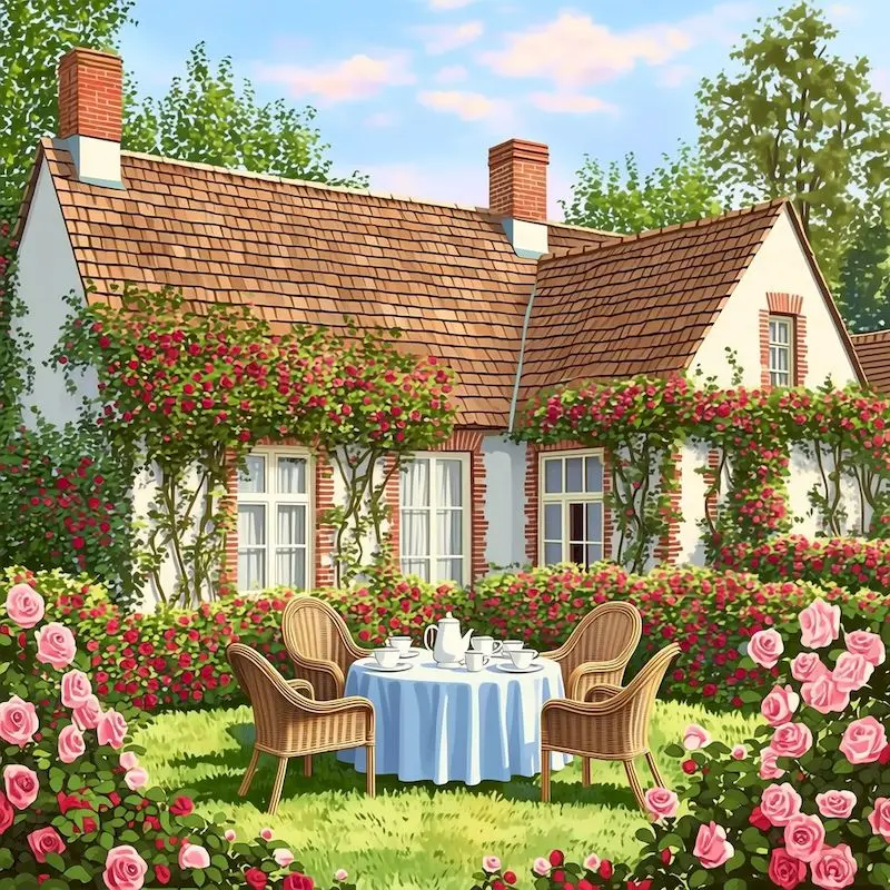 GATYZTORY Paint By Numbers Frameless Paintings On Number Village Scenery Acrylic Paint Adults Crafts Diy Making Kits Home Decor