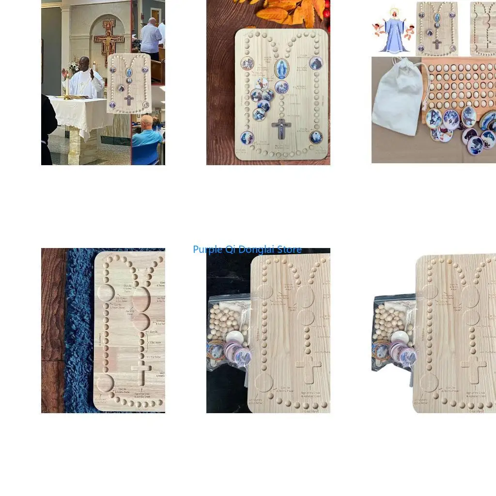 L21E DIY Beading Board for Bracelet Making Prayer Bead Counting Board with Colorful Card Slot Beading Tray Boards