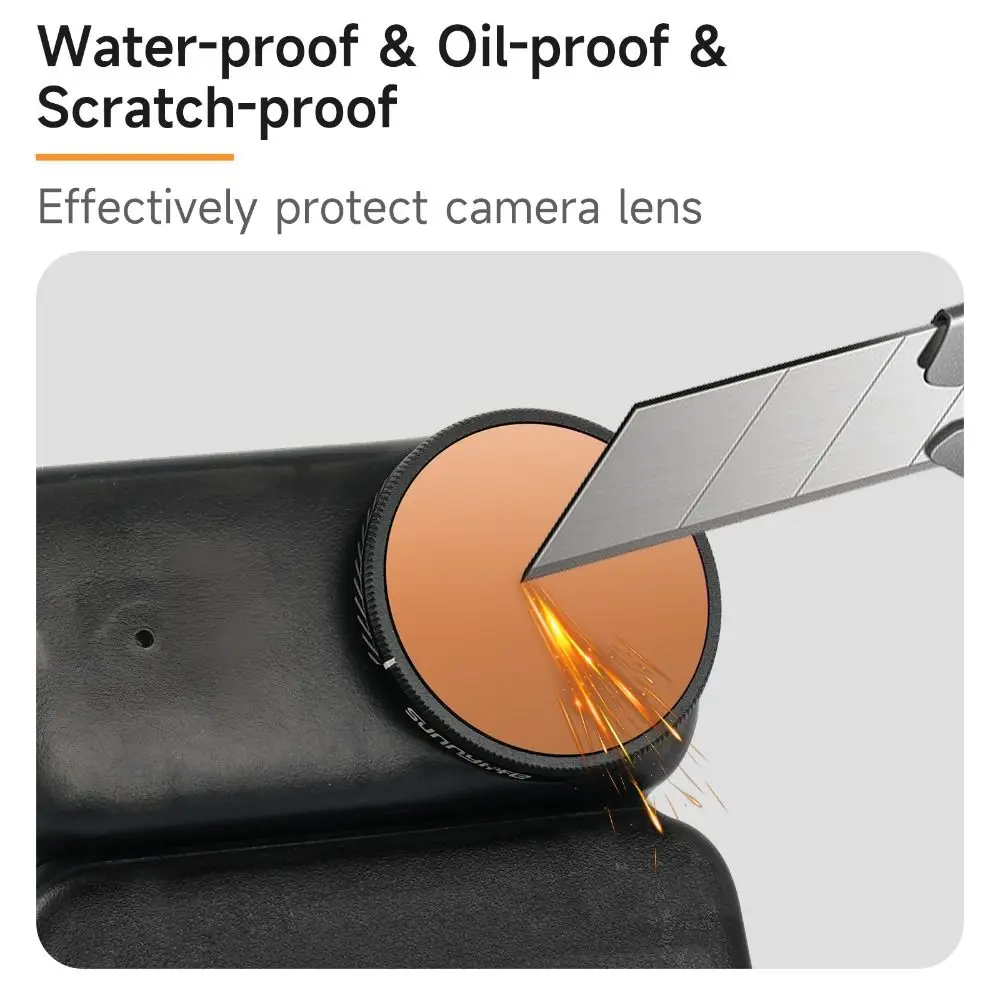 مرشحات عدسة زجاجية بصرية قابلة للتعديل ND 8 16 32 64 مجموعة مرشحات CPL UV المضادة للخدش عمل كاميرا مرشحات ل DJI Osmo Nano