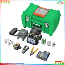 6 Motors Trunk Fiber Fusion Splicer KomShine FX39 6S Fast Splice Multi Languages FTTH Optical Welding Machine Fiber fusion Core