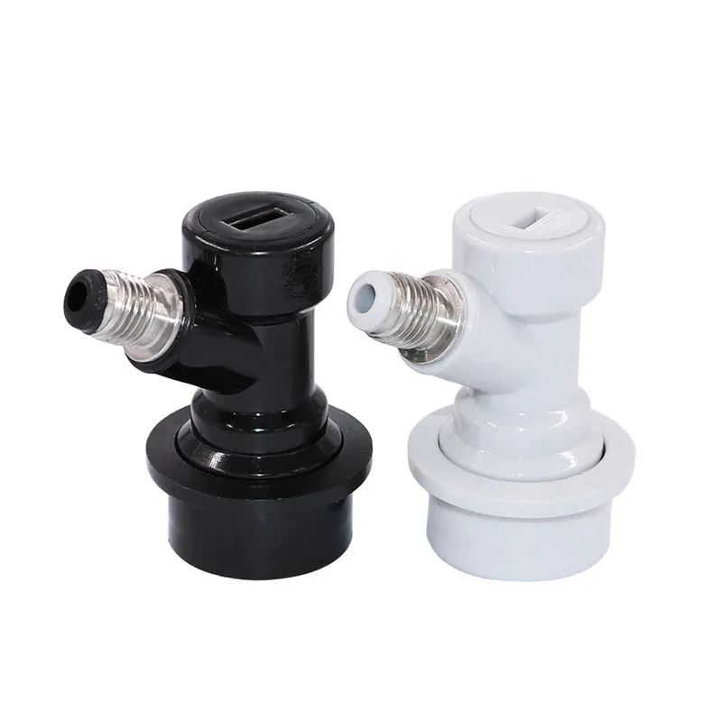 Premium Ball Lock Disconnect Set Black Gray Home Brew Beer Keg Disconnect Connector Beer Dispenser Keg Faucet Connector Parts