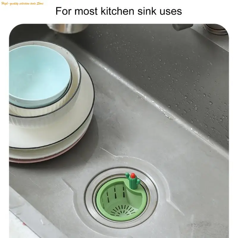 

203F Multifunctional Cactus Sink Filter Fast Drain Basket Upgrades for Home Kitchens