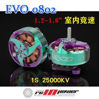 RCINPOWER Upgrad Version EVO-0802 25000KV Brushless Motor 1.6 Inch Indoor Motor for 65mm FPV RC Racing Drone Air75 FPV Model