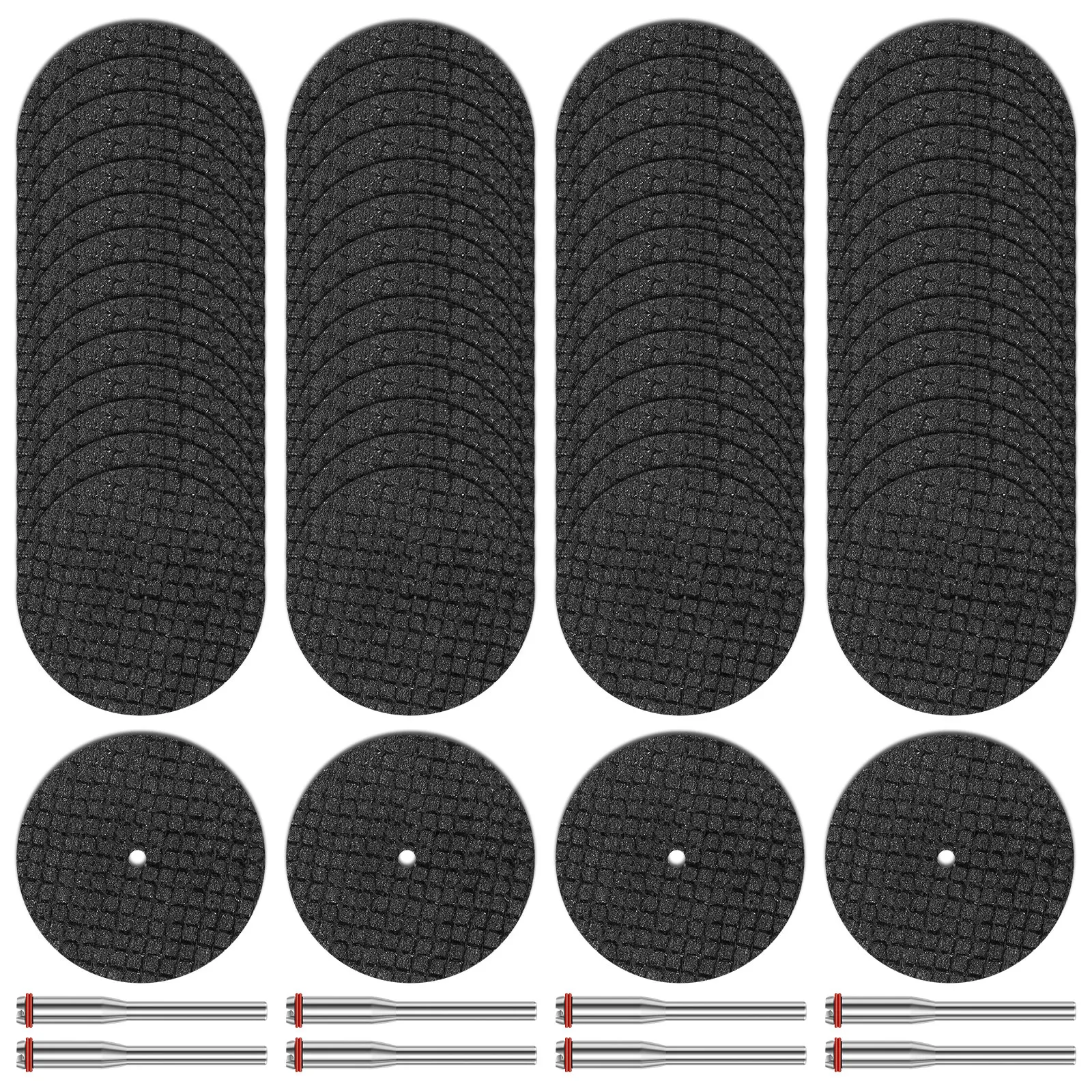 

60 шт., абразивный инструмент из стекловолокна, 32 мм, отрезной диск, 8 шт., оправки, роторные для аксессуаров Dremel, роторный инструмент для резки металла, пильное полотно