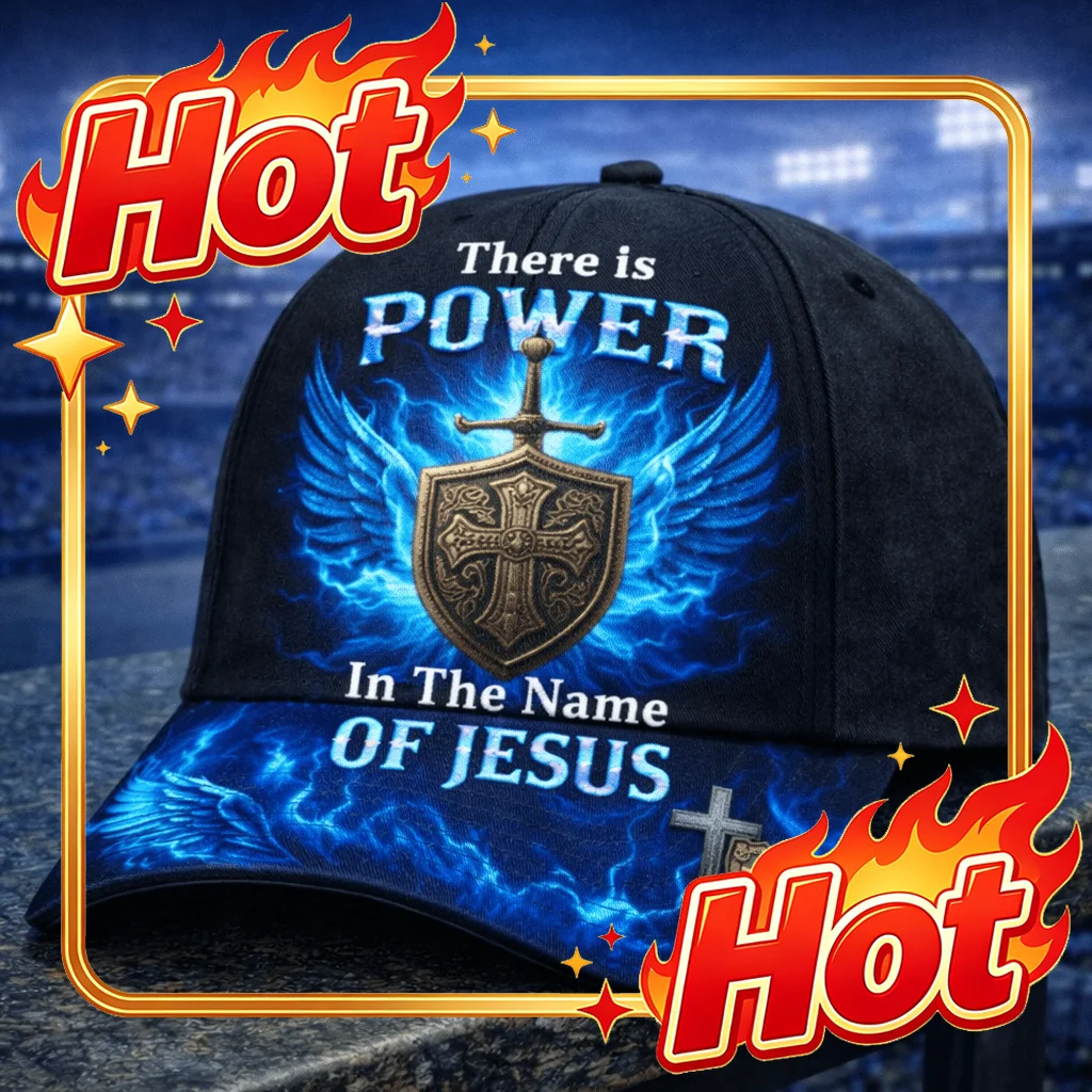 Custom Christian Faith Baseball Cap, Adorned With Jesus Cross Shield Wings And Scripture/quotation Prints - Unisex Religious Gif