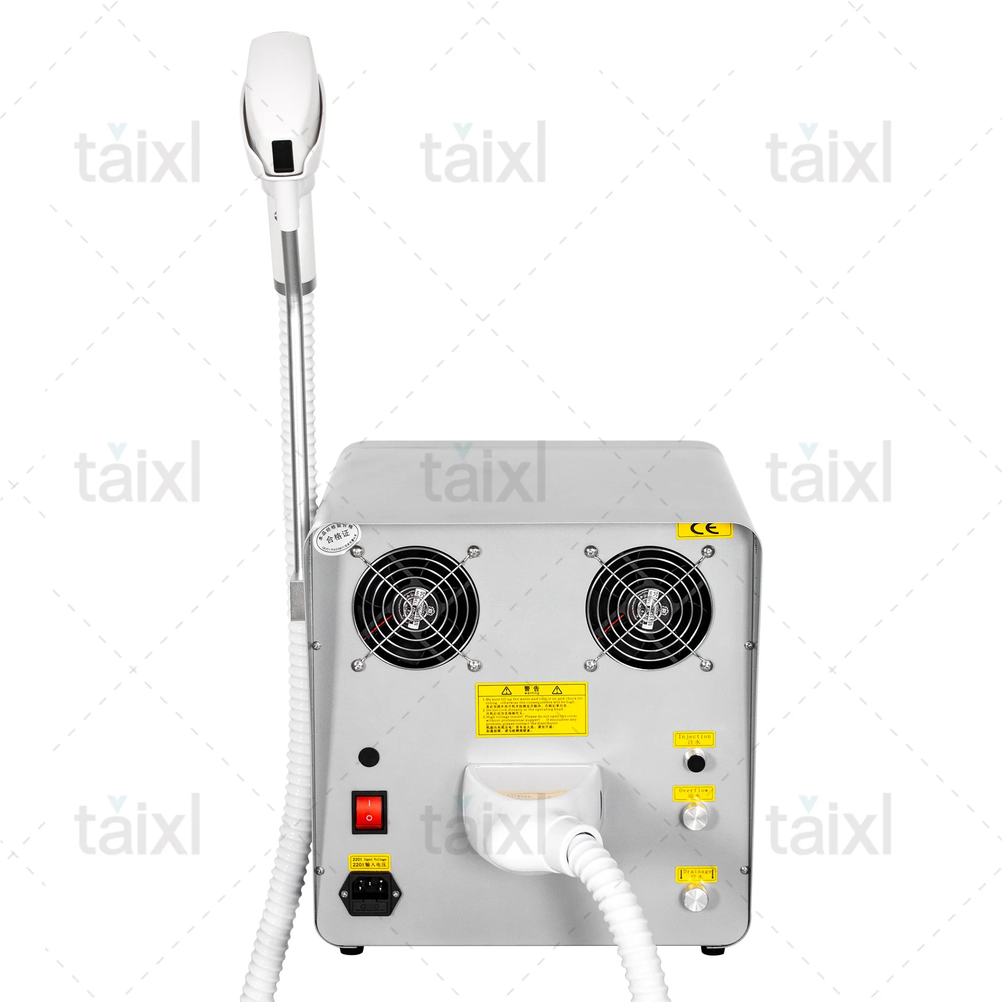Macchina professionale per la depilazione laser 4000W Ice Platinum 3 lunghezze d'onda 808nm 755nm 1064nm Macchina di bellezza a diodi indolore