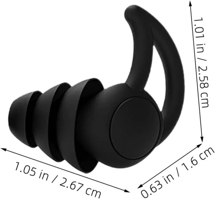 1pc Sleeping Soundproof Earplugs Silicone Noise Cancelling Plugs for Work Study and Sleep Comfortable Lightweight Ear Plugs