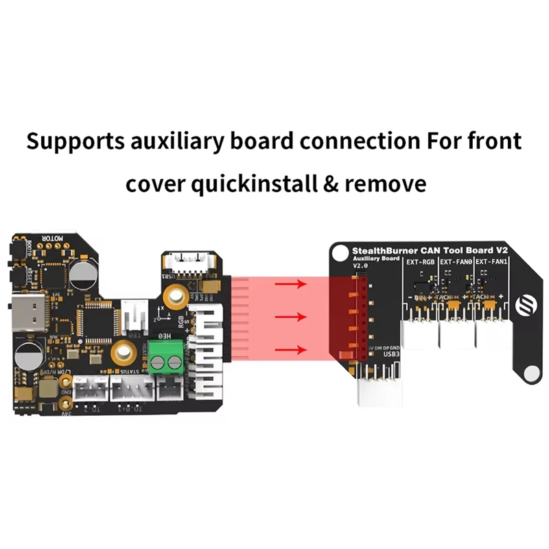 SB COMBO V2 Stealthburner CAN & USB Tool Board Onboard TMC2209 With Auxiliary Board For Voron SB Hotend