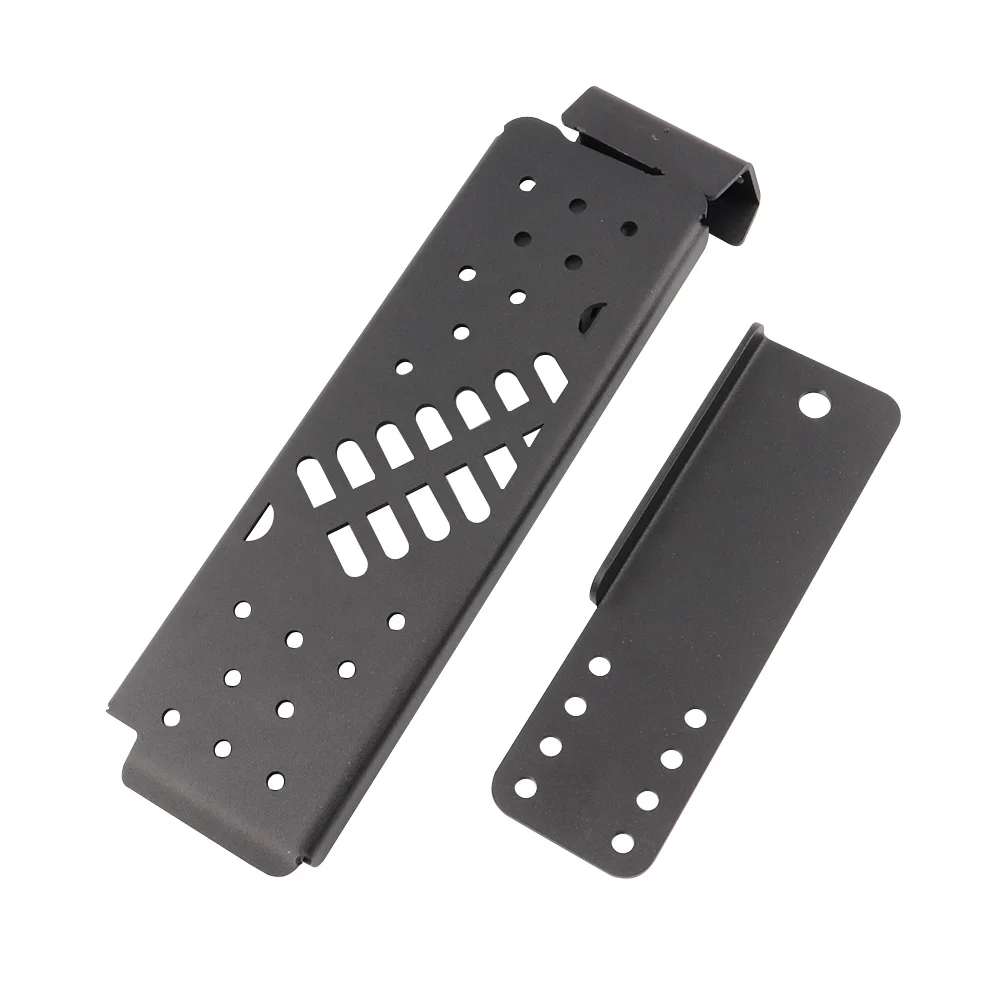 Auto Dead Pedal Fußstütze Panel Pegs für Jeep Wrangler JL 2018 2019 2020 2021 2022 2023 2024 2025 Offroad Teile Mattschwarz – Detail 7