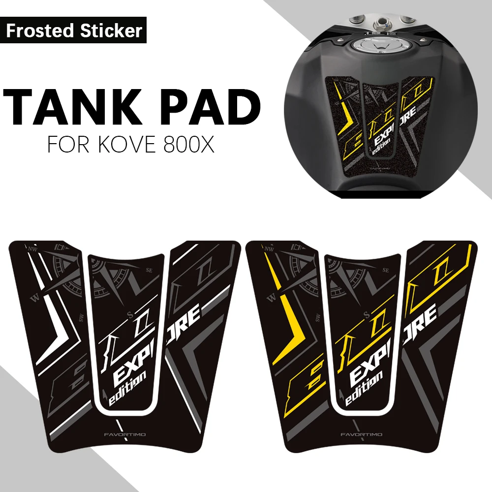 

For Kove 800X Pro Super Adventure RALLY Anti-slip Tank Pad Sticker Knee Grip Protection Decals Waterproof 800 X ADV 2025 2026