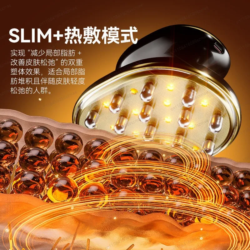 Electric Heating Body Care Brush, Home Daily Skin Relax Smooth Tool