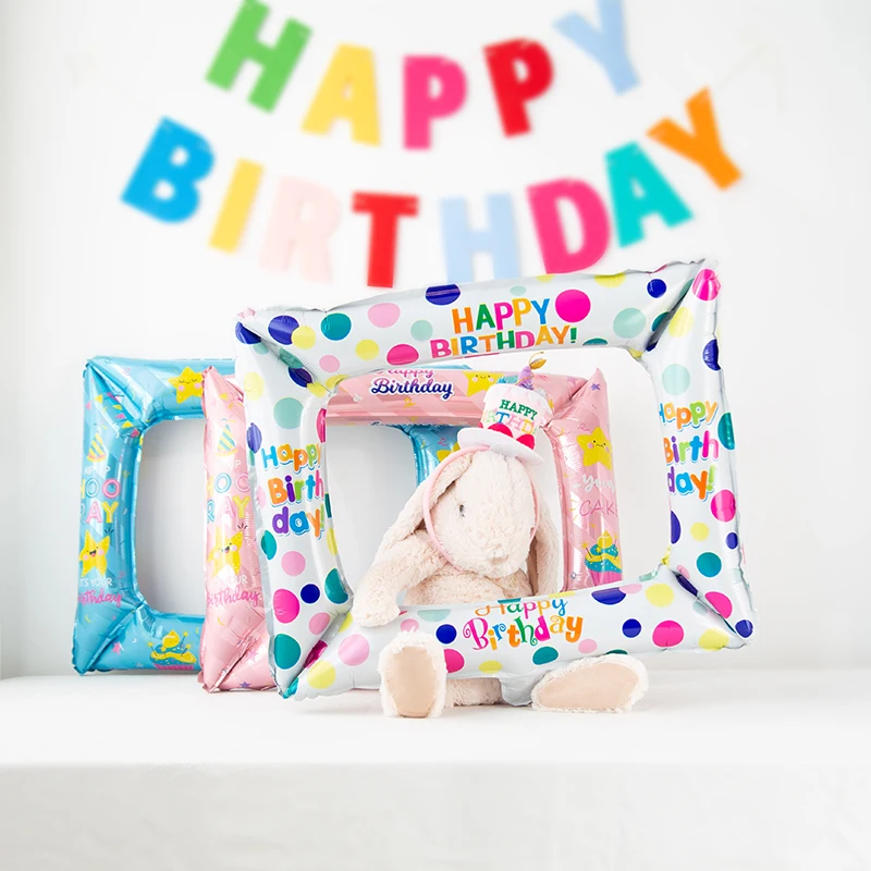 Photo Frame Ballons Children's - Photo Booth Frame บทวิจารณ์และราคา