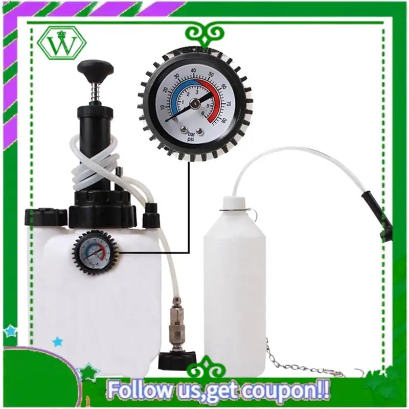 AC34-3L Gearbox Oil Change System Brake Oil Can Change Machine Transmission Oil Change Pump System