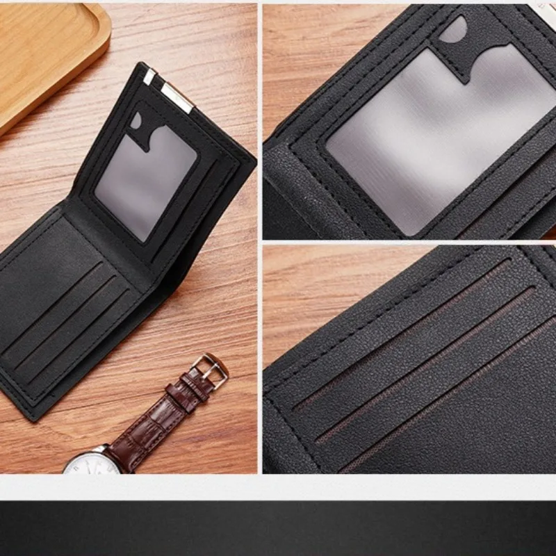 Fortnites Men's Wallets Game Fortress Night PU Leather ID Card Holders Multi-card Slot Folding Short Coin Purses Boys Xmas Gift