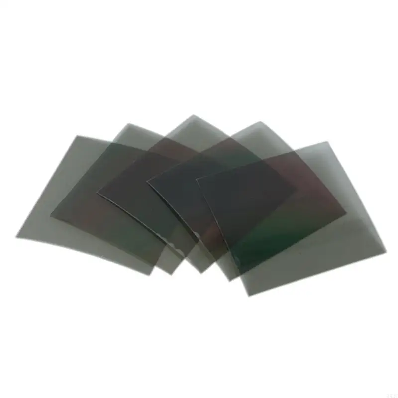 R53C 2Pcs 10x10cm Polarizer Linear Polarizing Filter Adhesive Film Sheet for Educational Physics Photography Lighting