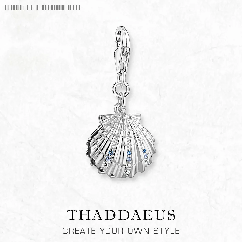 

Shell 925 Sterling Silver Charm Pendant Brand New Gift For Women Summer Stylised Fine Jewelry
