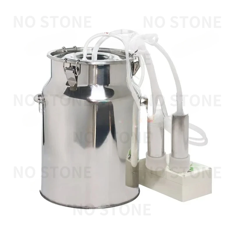 

10L Vacuum Type Pulsation Portable Electric Cow Milking Machines Automatic Dairy Cows Goat Sheep Milk Machine