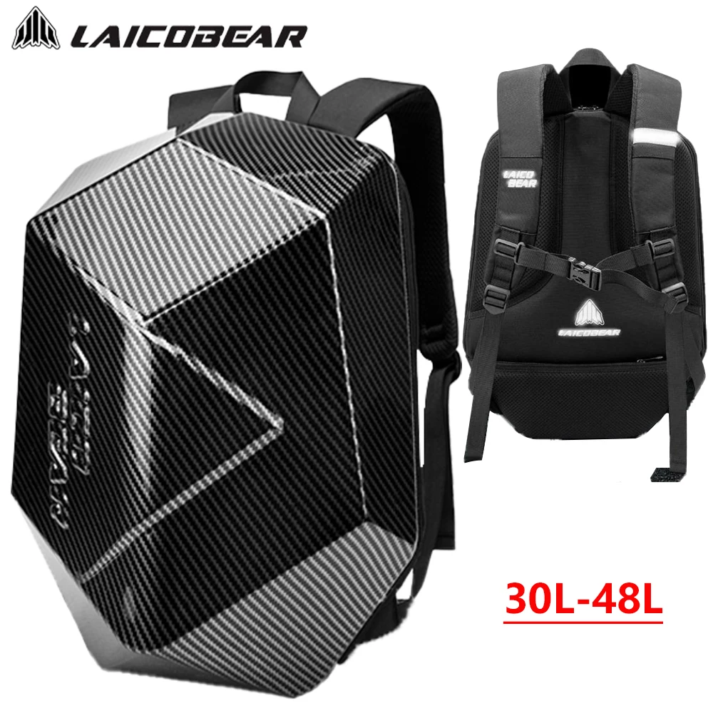 

Fashion Irregular Shapes Motorcycle Backpack Riding Bag Anti-fall Motocross Backpack Waterproof Motorbike Laptop Luggage 30-48L