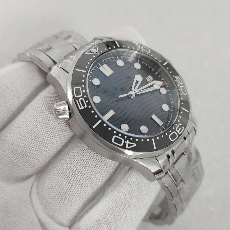 NH35Movement Zegarek mechaniczny Koperta zegarka ze stali nierdzewnej Sterylna tarcza + pasek ze stali nierdzewnej Minerały/Szafirowe szkło