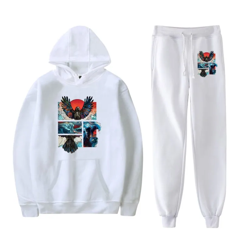 Zedd Dream Hoodies Pants Sets Merch For Men/Women Sweatshirt Pants Two Piece Set Cosplay Hooded Streetwear