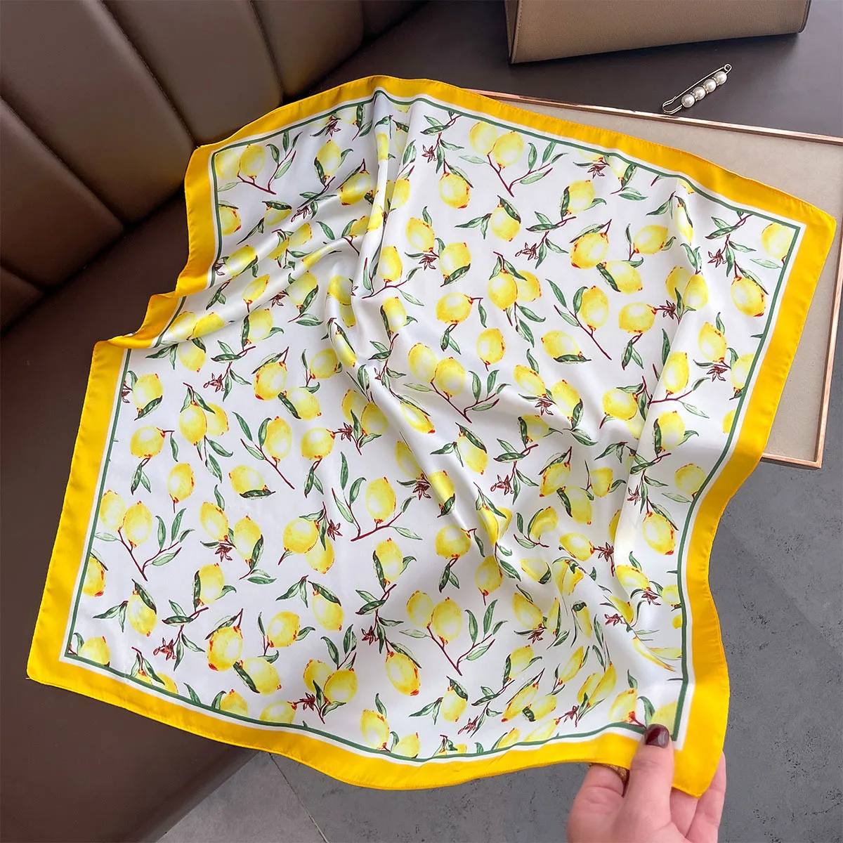 Luxe Gele Citroen Print Vierka - Luxury Bags Yellow recensie en prijs