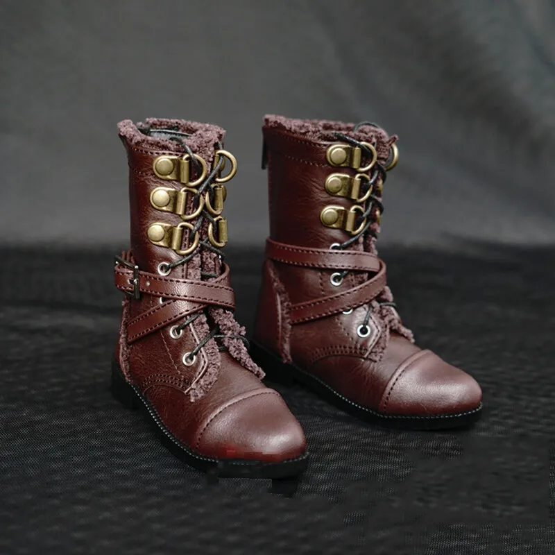 Mini Collection MSD SD 1/3 BJD Obitsu Doll Shoe Brown Warrior BOOTs