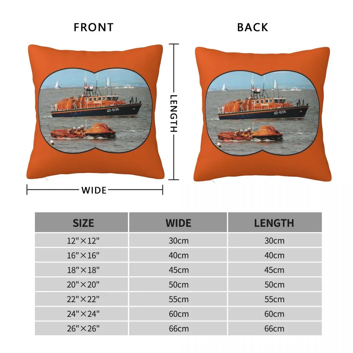Fleetwood Lifeboat Day Rescue Square Pillowcase Polyester Linen Velvet Printed Decor Throw Pillow Case Room Cushion Cover 45x45