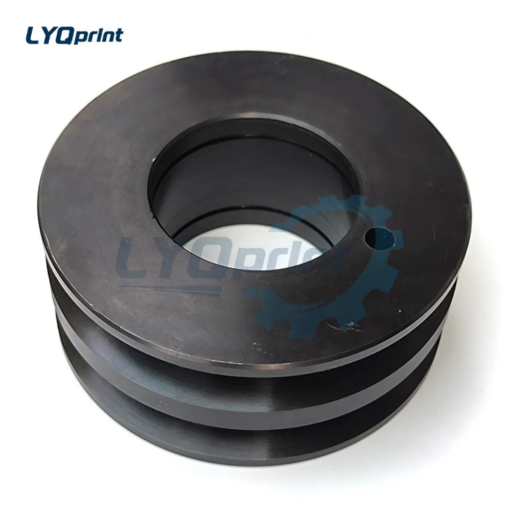 

Folding Machine Belt Pulley Double Groove Tension Transmission Wheel for Shanghai Zihong Folding Machine Parts