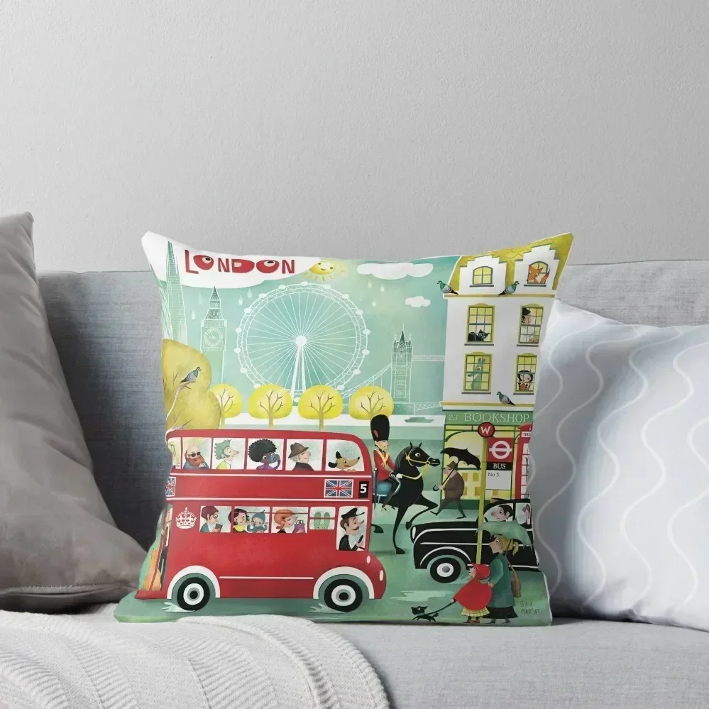 

Happy London Throw Pillow christmas pillowcases sleeping pillows Couch Pillows Decorative pillowcase pillow