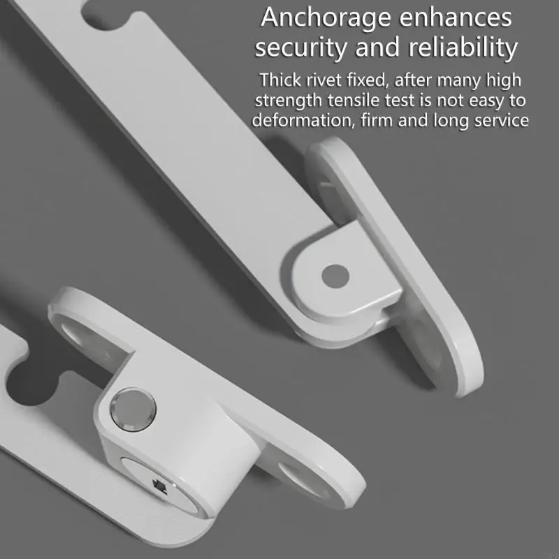 قفل نافذة مريح مضاد للأطفال، قفل مقيد للنافذة يمنع الحوادث بسرعة