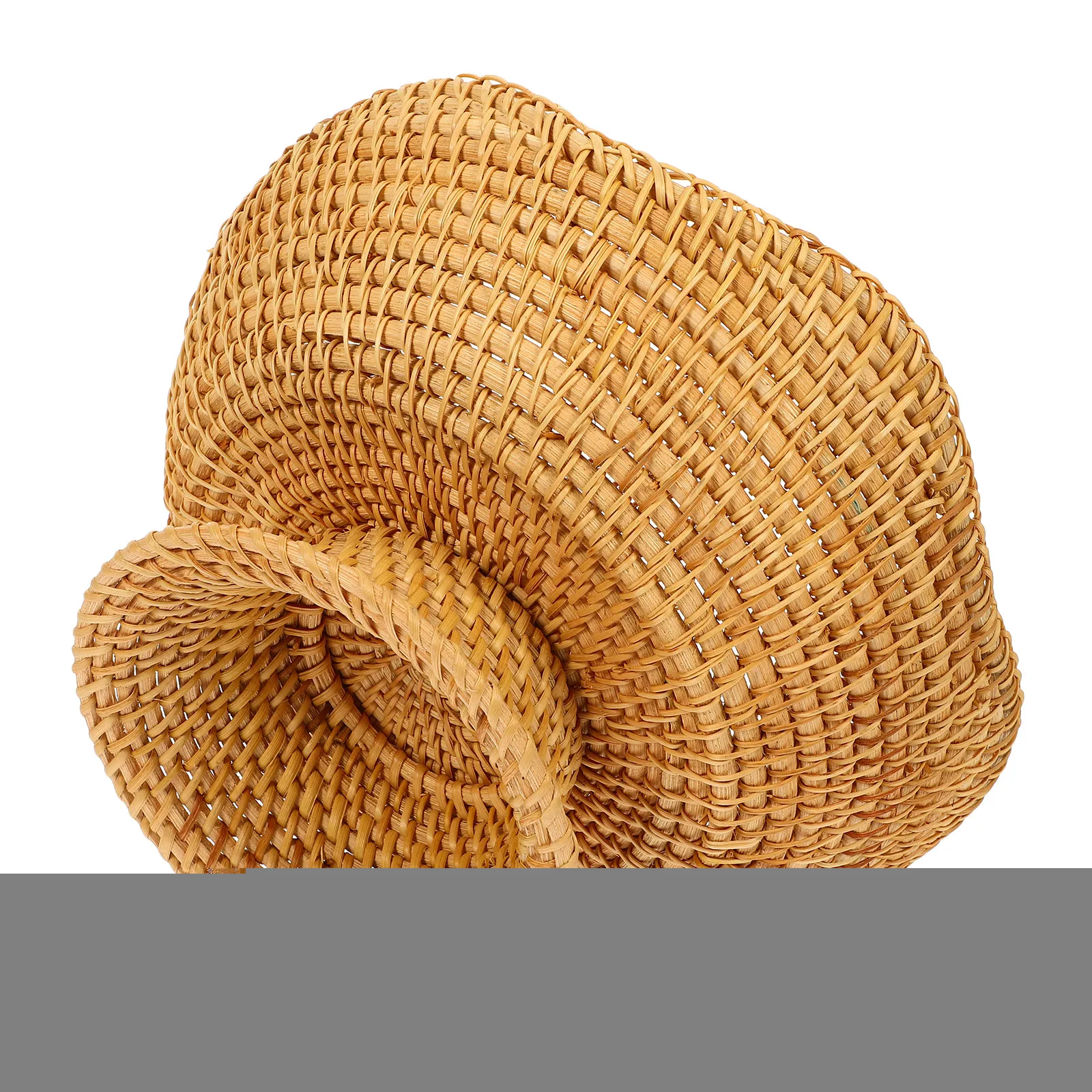 

Rattan Fruit Plate Welcome Baskets for Guests Mini Woven Key Tray Entryway Table with Cover