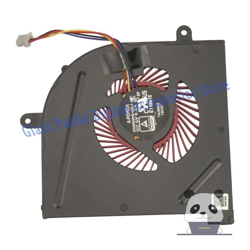 Laptop CPU cooling fan fit for MSI gs63 gs63vr gs73 gs73vr gs62 MS-17B1 iWon