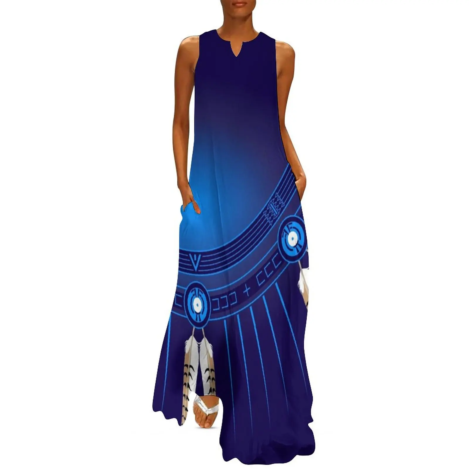 

Crazy Horse Circle Long Dress long dresses for women womens dress Dress for girls