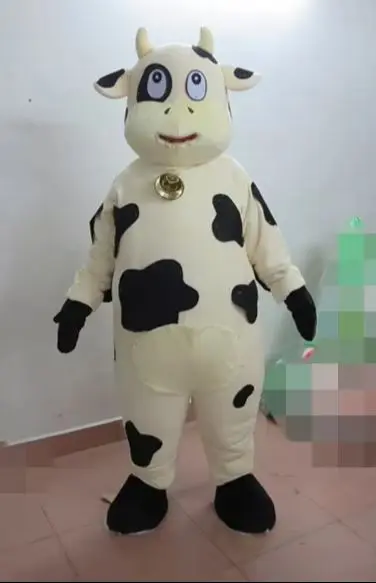 

Модный дизайн, новый костюм талисмана коровы для взрослых, нарядное платье на день рождения, Хэллоуин, косплей, игровое платье, одежда на Рождество