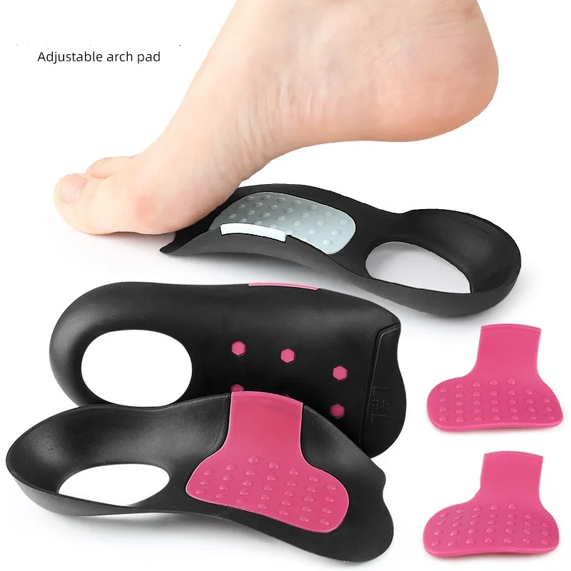 Tpe Orthopedics Insoles Indoversion And Eversion Of The Foot Adjustable Arch Support Height Heel Pad Forefoot Massage