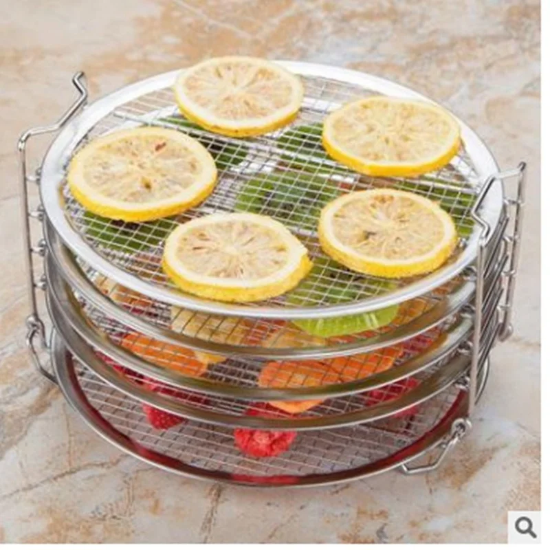 1/3/5 Layers Dehydrator Rack Air Fryer Cooker Rack Stainless Steel Stand Accessories Compatible with Ninja Foodi Grill