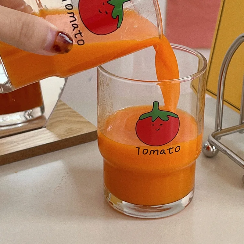 Tomato Cute Glass C…