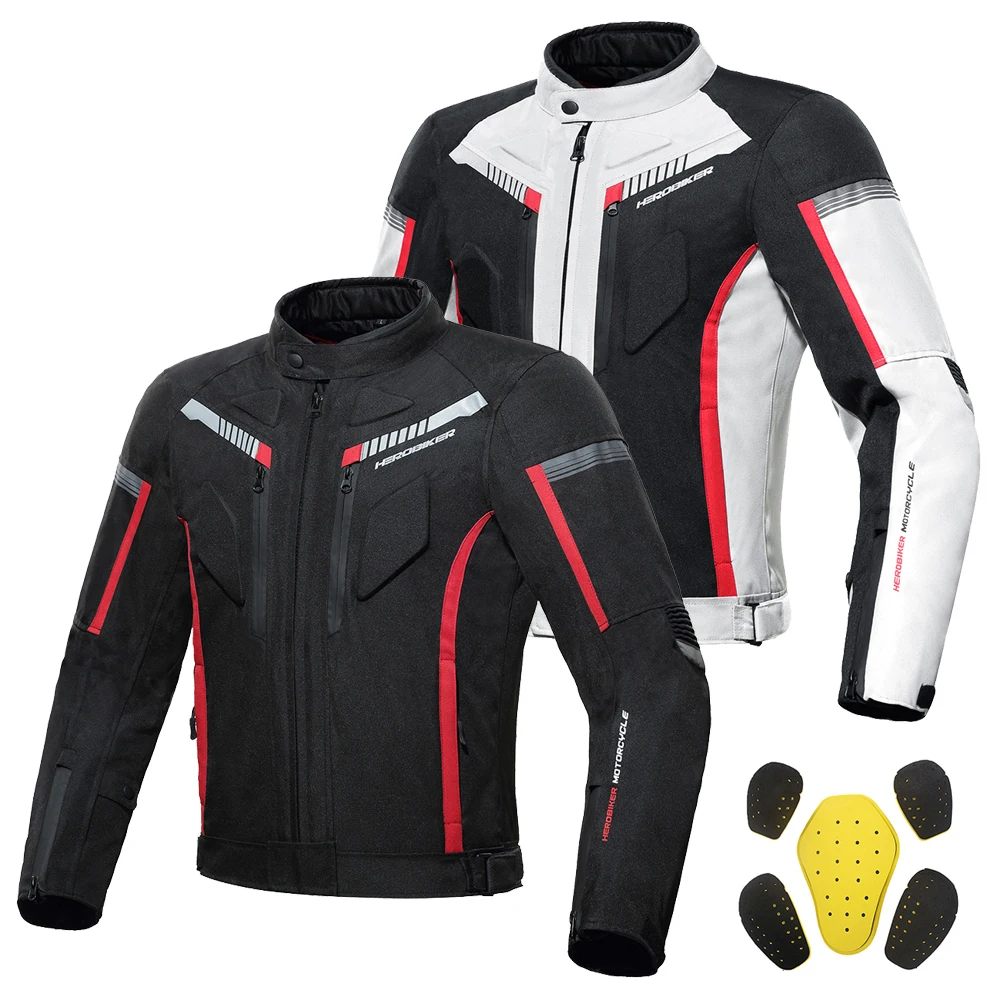 Gearx Motorcycle Jacket - سترة دراجات نارية للرجال مقاومة للسقوط