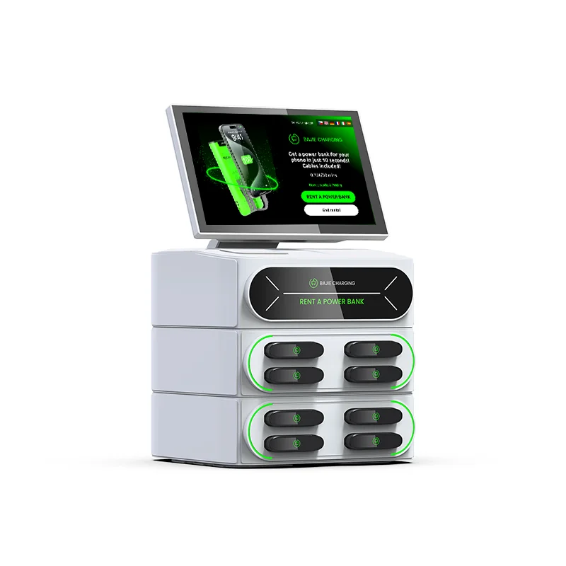 8 Slots PD Vending Machine Kiosk Fast Charging Station Rent Powerbank Phone Charger Locker QC3.0 Electric Power Supply Adapter