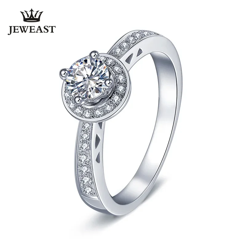 

IDO Natural Diamond 18K Gold Ring Real 18K Gold Solid Ring Trendy Classic Party Fine Jewelry Hot Sell New 2025