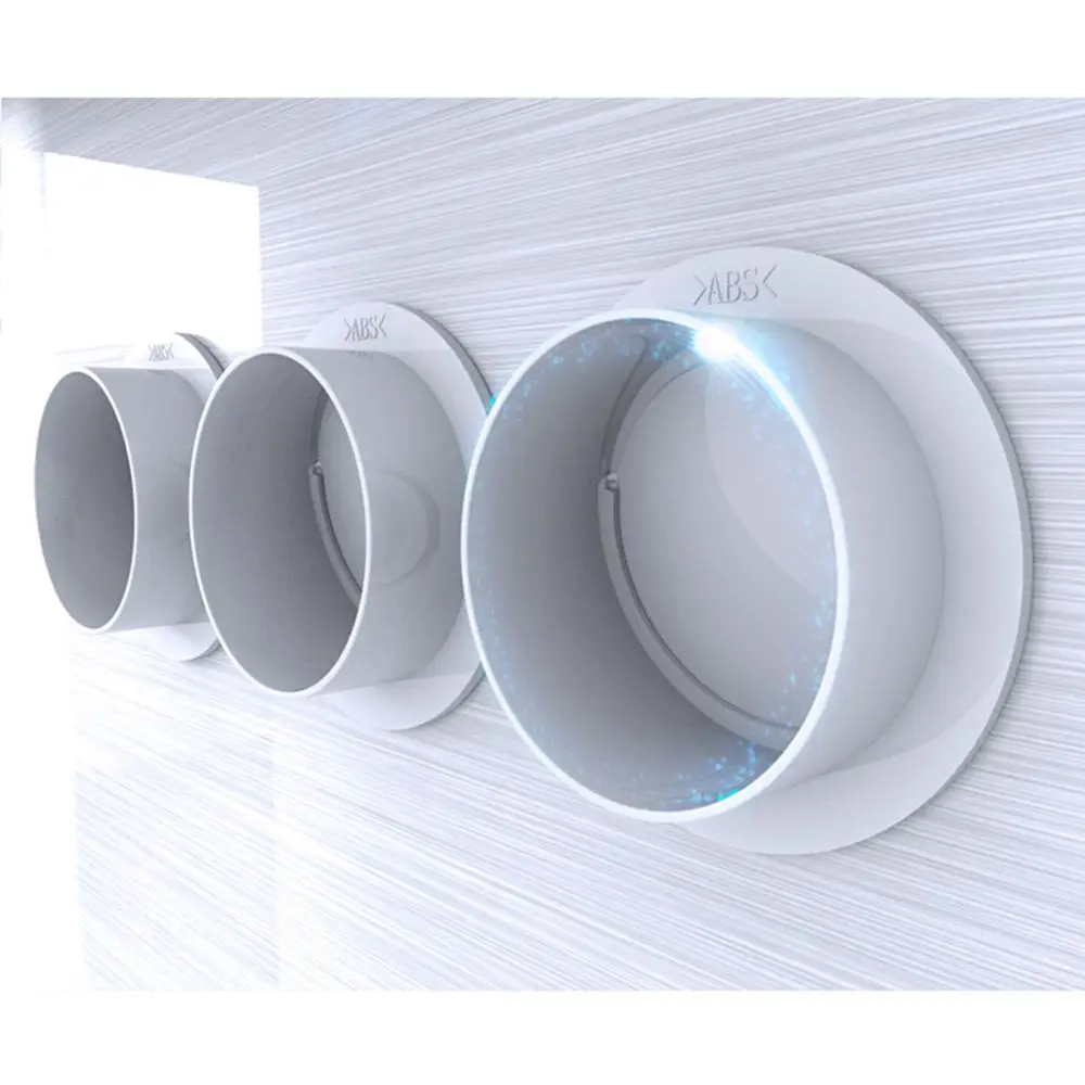Range Hood Check Valve Flue Damper Home Improvement Pipe Draft Blocker Air Duct Check Pipe Check Valve Ventilation Check Valve