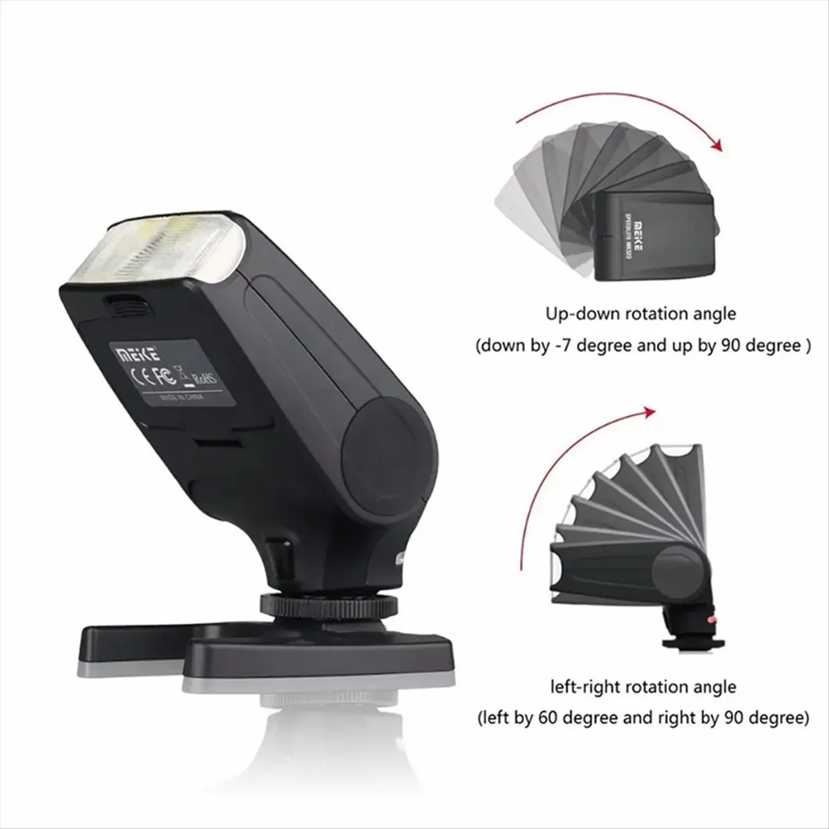 MK320 TTL Speedlite 360° Rotating Camera Flash for DSLR and Mirrorless Camera
