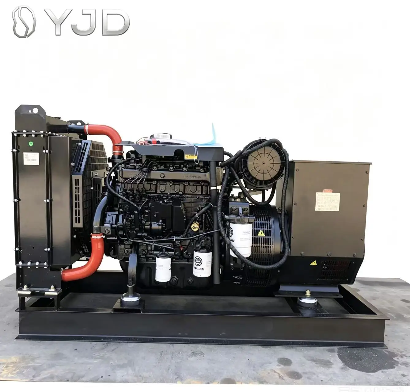 Wei-Chai WP4.1D66E200 66KW 80KVA Water Cooled Open Frame Auto Start ATS 50/60Hz 1800 RPM Single Phase AC Diesel Alternator