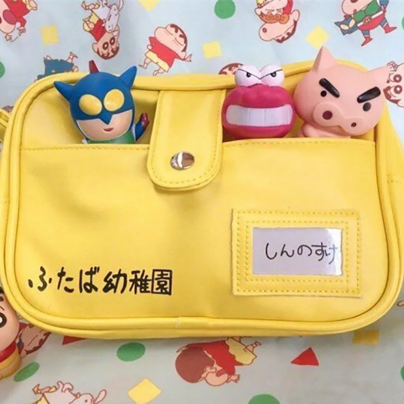 Cute Cartoon Kawaii Crayon Shin-chan Same Style Crossbody Bag Kindergarten Cute Shoulder Bag Gift