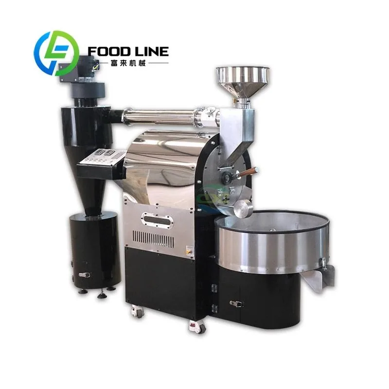 Factory Direct Drum Coffee Toasters Machine wholesale 12kg Coffee Bean Roaster Machine Chaff Cyclone Coffee Roaster