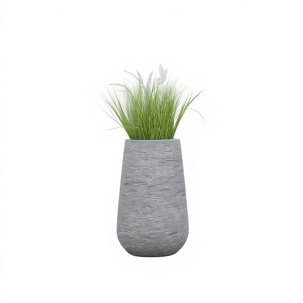 xx-Simple Modern Outdoor Large-scale Hotel Mall Homestay Floor-standing Oval-shaped Large-diameter Fiberglass China Flower Pot